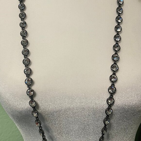 Givenchy Brilliant Chain Link Crystal Necklace By Givenchy - Picture 5 of 15